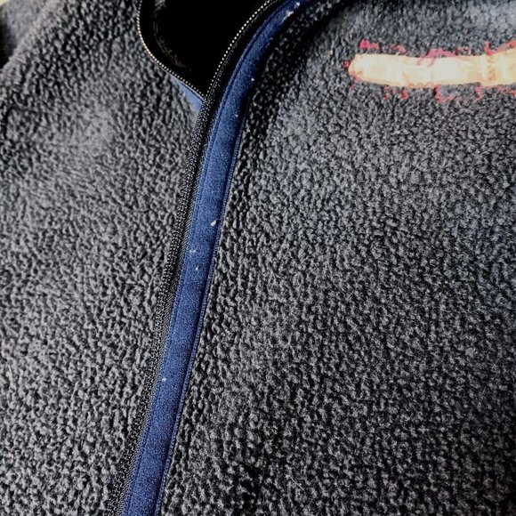 Patagonia Better Sweater M Jacket Full Zip Knit Fleece Pink Flower Patch READ - Picture 12 of 16